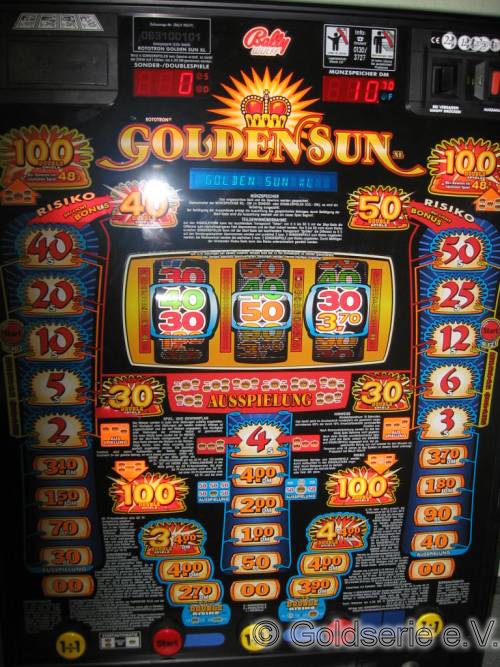 Golden Sun XL, Rototron, Bally Wulff, 1999 Golden Sun XL, Rototron, Bally Wulff, 1999